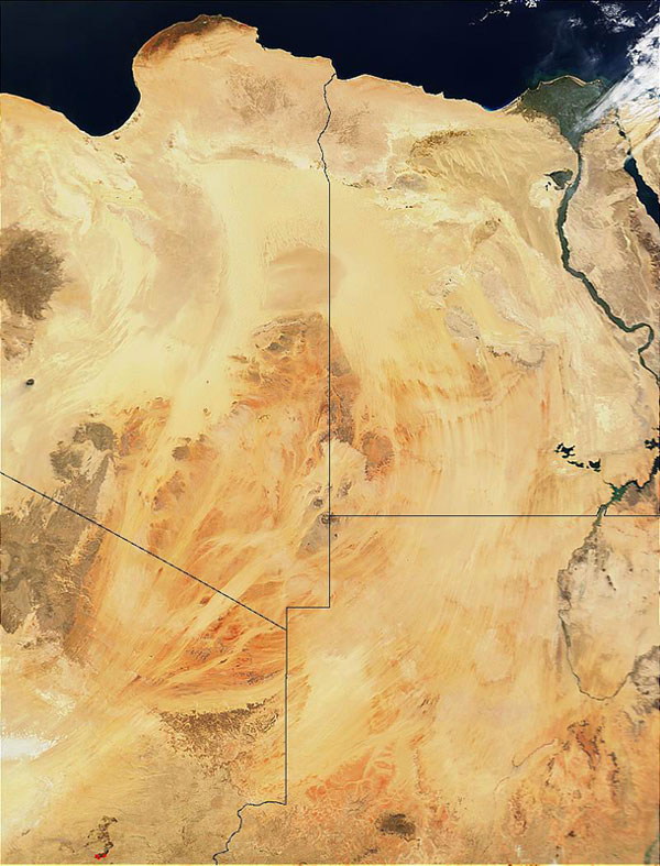 NASA-Aufnahme von ?gypten