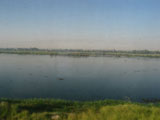 Nil am Morgen aus dem Zug