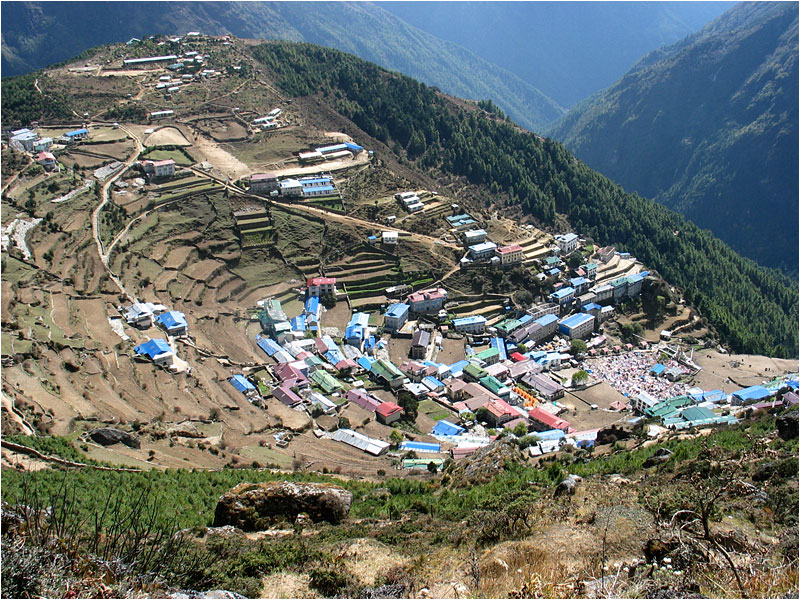 Namche Bazar 3.370 m.