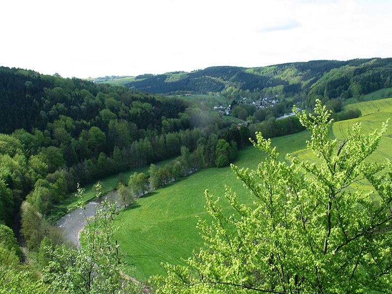 Blick nach Kunnersdorf.