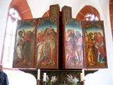 die Rckseiten des Altars -die 12 Apostel
