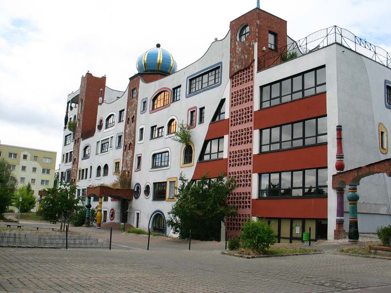 die Hundertwasser-Schule in Wittenberg