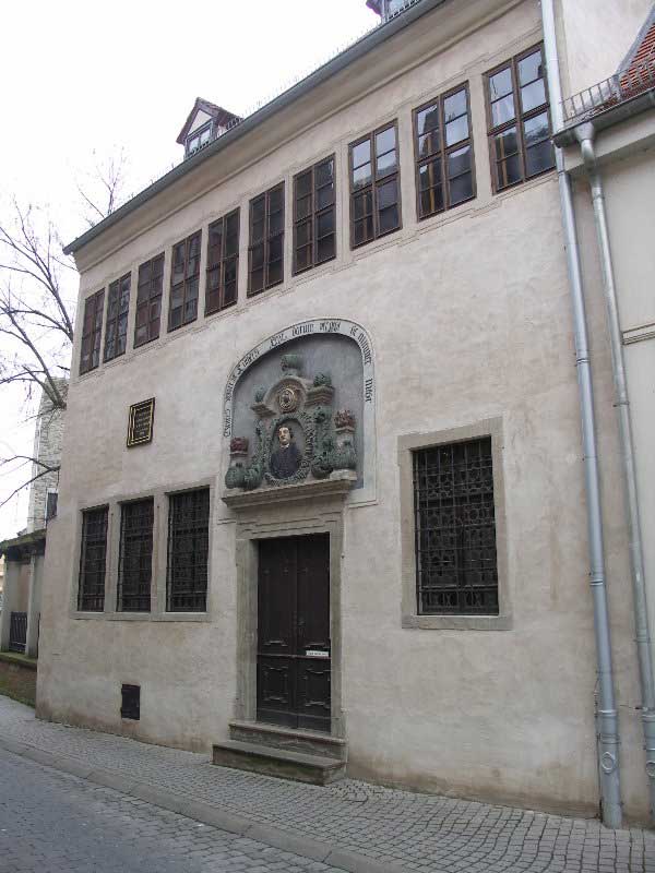 Geburtshaus Luthers in Eisleben  -  Vorderfront 
