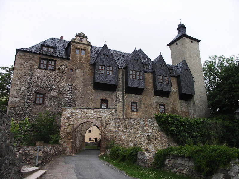Eingang zur Burg Ranis