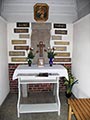 Altar in der Kapelle Steinhagen-Dn "Der heiligen vierzehn Nothelfer" 