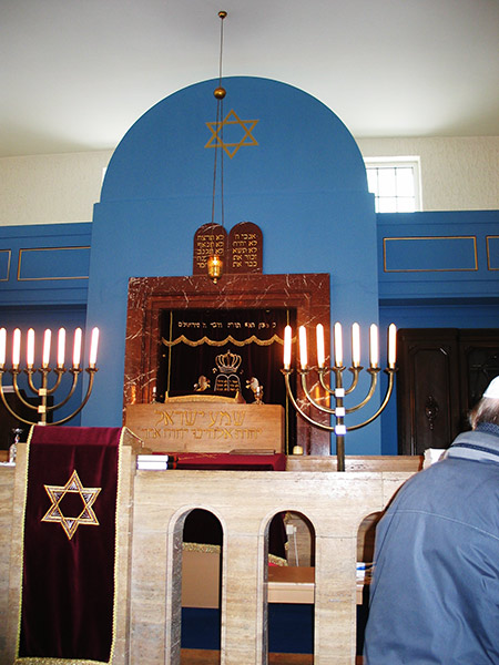 im Inneren der Neuen Synagoge