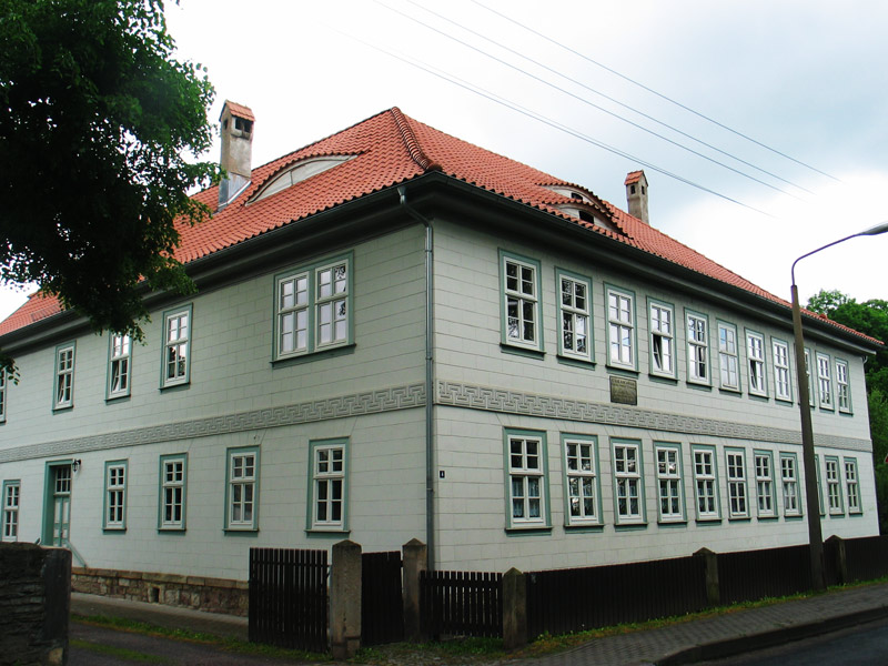 in diesem Gutshaus gr?ndete Christian Gotthilf Salzmann 1784 seine private Erziehungsanstalt in Schnepfenthal