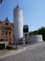 der weie Turm - Stadtbefestigung von Pssneck
