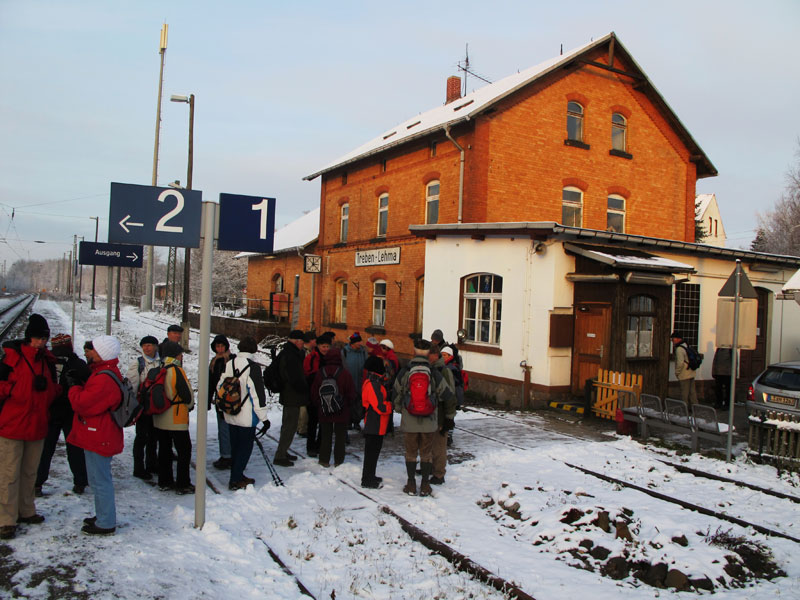 Bahnhof Treben-Lehma ein typischer alter s?chsischer Bahnhof kurz vor dem Verfall (ungenutzt)