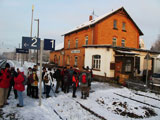 Bahnhof Treben-Lehma ein typischer alter schsischer Bahnhof kurz vor dem Verfall (ungenutzt)