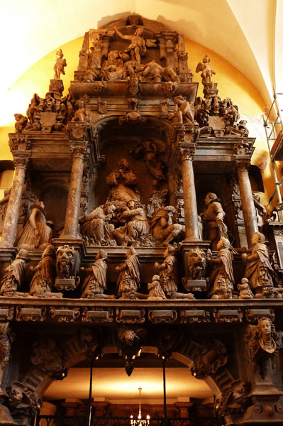 das gr??te Epitaph in der Stadtkirche St. Peter + Paul - f?r Johann III. und seine Frau Dorothea Maria