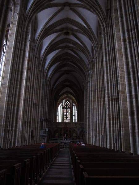 das Innere des Domes - rein gotisch