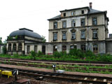 2009 stand der "schnste Bahnhof" aus dem Jahre 1893 (hier 2/3 des alten Gebudes)