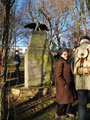 das erste Goethedenkmal im Prinzessinnengarten in Jena