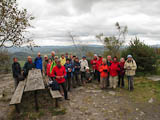 Nachwei-Vollstndigkeitsfoto der Gruppe, welche durchs Drre-Biela-Tal bis zur Schweizer Mhle wandern will