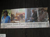 einfach sehenswert - das Privatmuseum der Familie Schmidt in Joditz - auch der Garten ist geprgt vom Kunstverstndnis des Paares