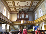 der Kirchenraum der wieder sehr gut restaurierten Kirche