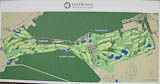 der Lageplan des Golf-Resorts zeigt die Einbettung in die Thringer Landschaft des Weimarer Landes
