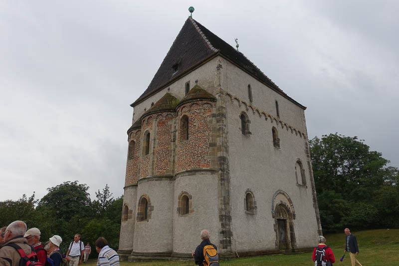 die Doppelkapelle auf dem Kapellenberg in Landsberg nordwestlich von Halle