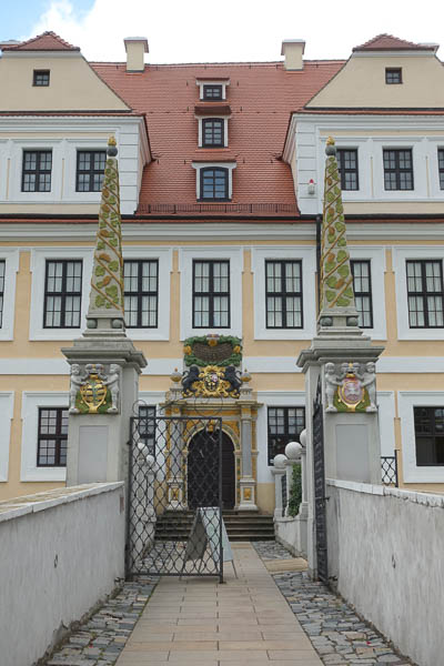 der Eingang des Witwensitzes der Herzogin Christina