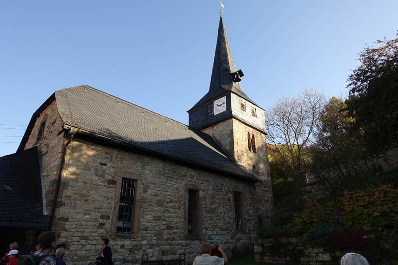 Saalborner Dorfkirche mit romanischem Ursprung!