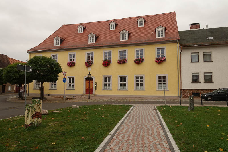 das Napoleonhaus am Kirchplatz Pegau
