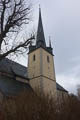 Turm der Gertrudiskirche - Urpfarrei der Saalfelder Kirchenkreises (74K)