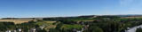 Panorama vom Bergfried der Burg - von Tannenfeld bis zum Erzgebirge! (192K)