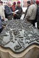 Stadtmodell der Stadt Naumburg auf dem Markt .