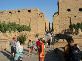 Sphinx-Allee - frher vom Luxor-Tempel zum Karnak-Tempel