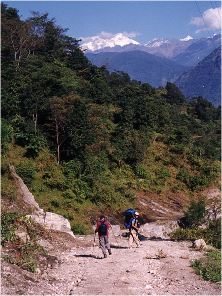 Der Trek beginnt.