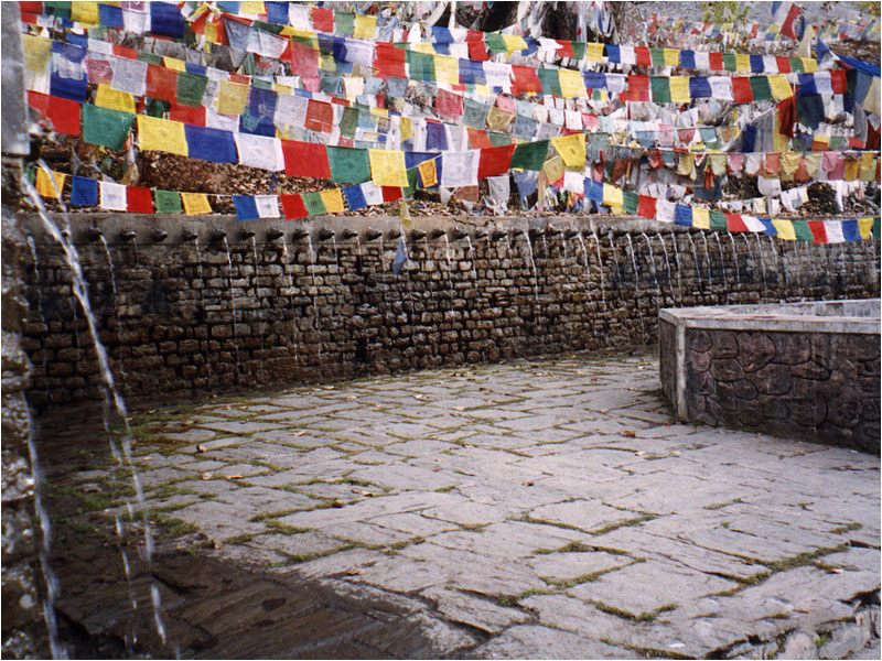 Wasserspeier im Heiligtum von Muktinath.