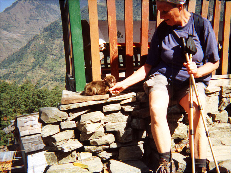  Pause auf dem Weg nach Ghoropani.