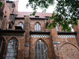 wiederaufgebaute Georgenkirche von Wismar
