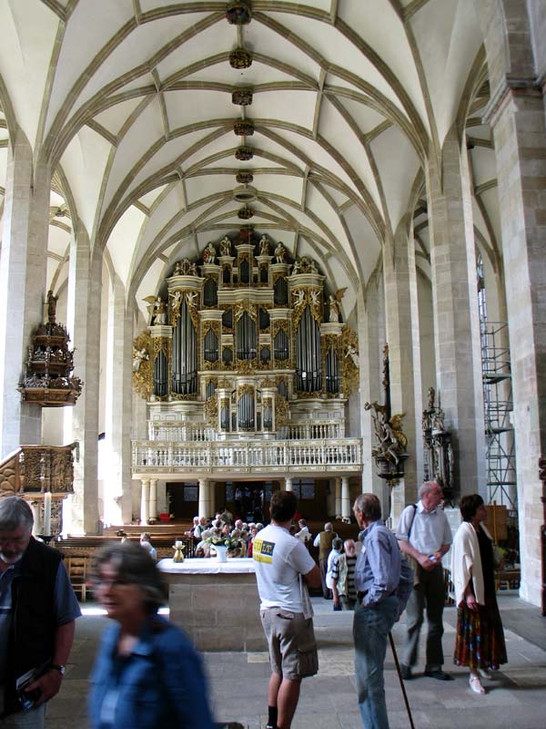 die Ladegast-Orgel im Merseburger Dom - Prospekt von 1700