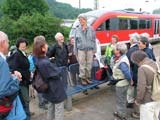 Kleine Leute ganz groß - Tageserläuterung auf dem Göschwitzer Bahnhof
