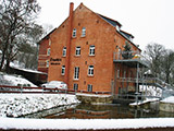 Altes Mühlengebäude in Eberstedt - heute saniertes Touristenzentrum