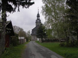 Kirche verm. 1753 - 1822 umgebaut (auch Konzertsaal mit sehr guter Akustik)