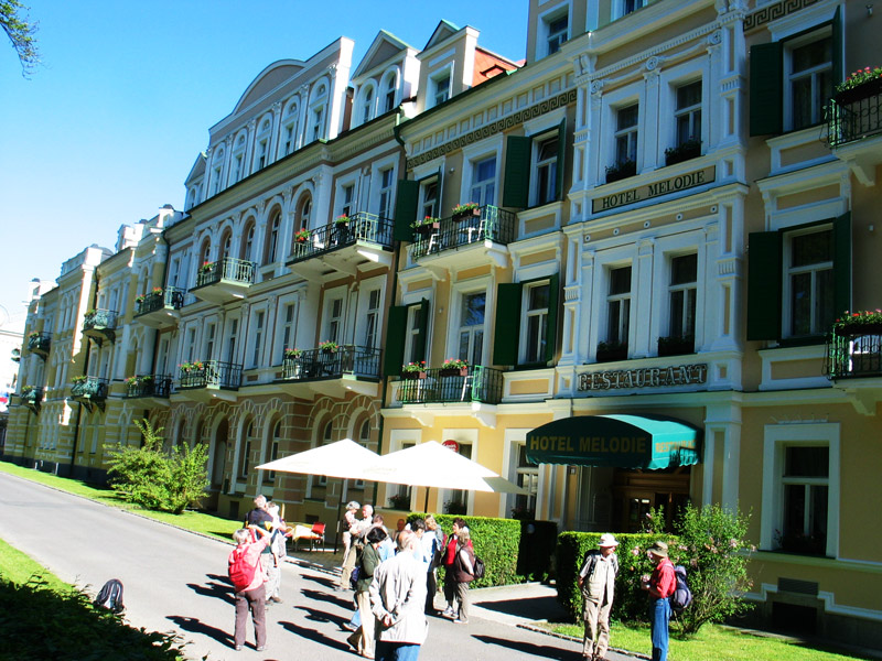unser Hotel "Melodie" in Franzensbad (Frantiskovy L?zne)