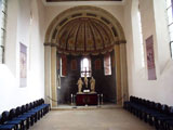 Inneres der Burgkirche aus dem Anfang des 11. Jhdt.