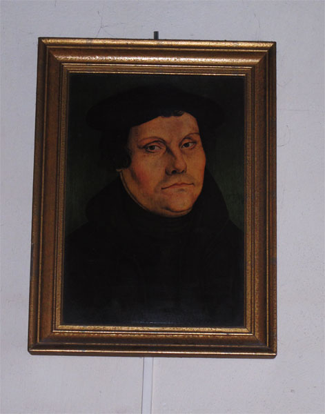 Bildnis Martin Luthers in der Sakristei