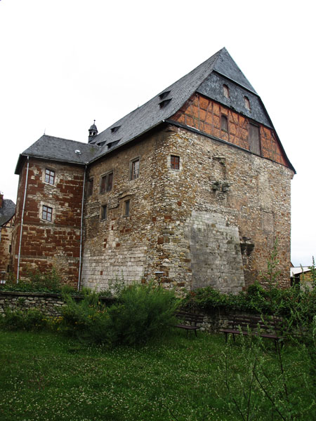 das "Hohe Haus" des Schlosses Beichlingen - der ?lteste Teil aus dem 11. Jhdt.