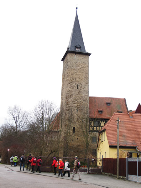 es soll der h?chste Bergfried Deutschlands sein - 57 m hoch der Turm der Wasserburg