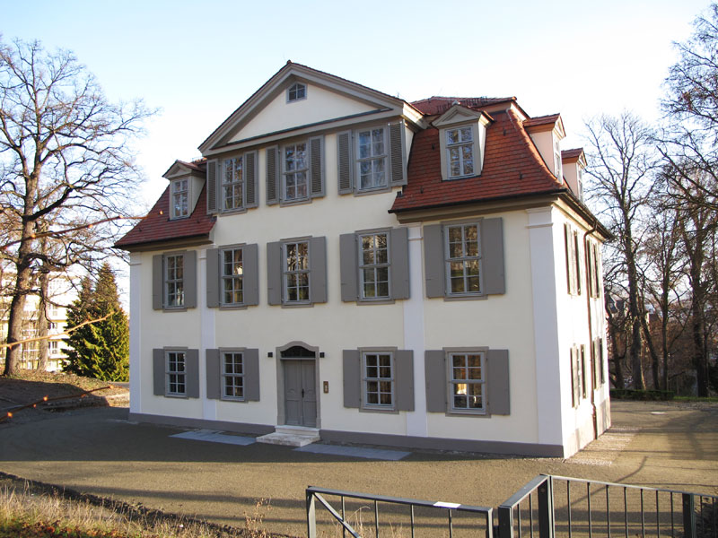 das Grie?bachsche Haus im Prinzessinnengarten in Jena