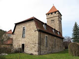 Wehrturm mit angebauter Kirche in Siegelbach