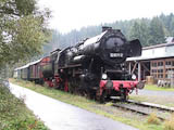 Relikte der ehemaligen Eisenbahnstrecke an der Lohmühle in Tanbach-Dietharz