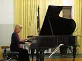 temperamentvoller Vortrag eines Walzers von Chopin beendete den offiziellen Teil unserer Jahresabschlussveranstaltung 2013
