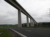 die Ilmtalbrücke - die längste Brücke der neuen ICE-Strecke Ebensfeld - Erfurt