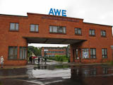 Eingangsbauwerk des ehemaligen Autowerkes in Eisenach - Hersteller des in der DDR legendären "Wartburg" 