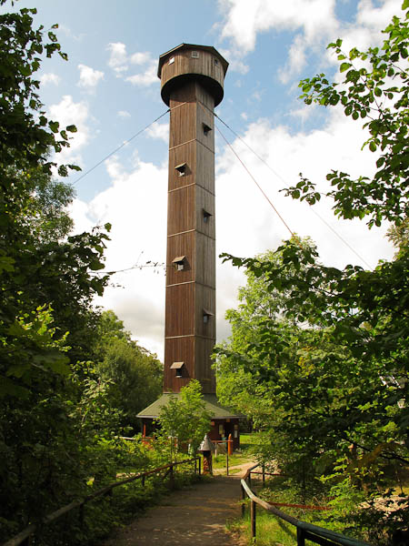ehemaliger Radarturm der NVA - heute ein stabiler 30 m hoher Aussichtsturm